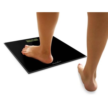 Цифровые персональные весы 1xCR2032 черные