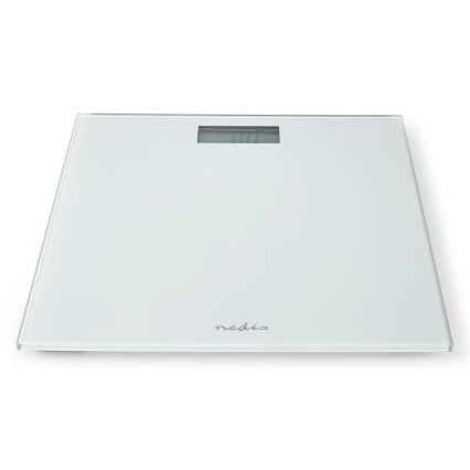 Цифровые напольные весы 1xCR2032 белые