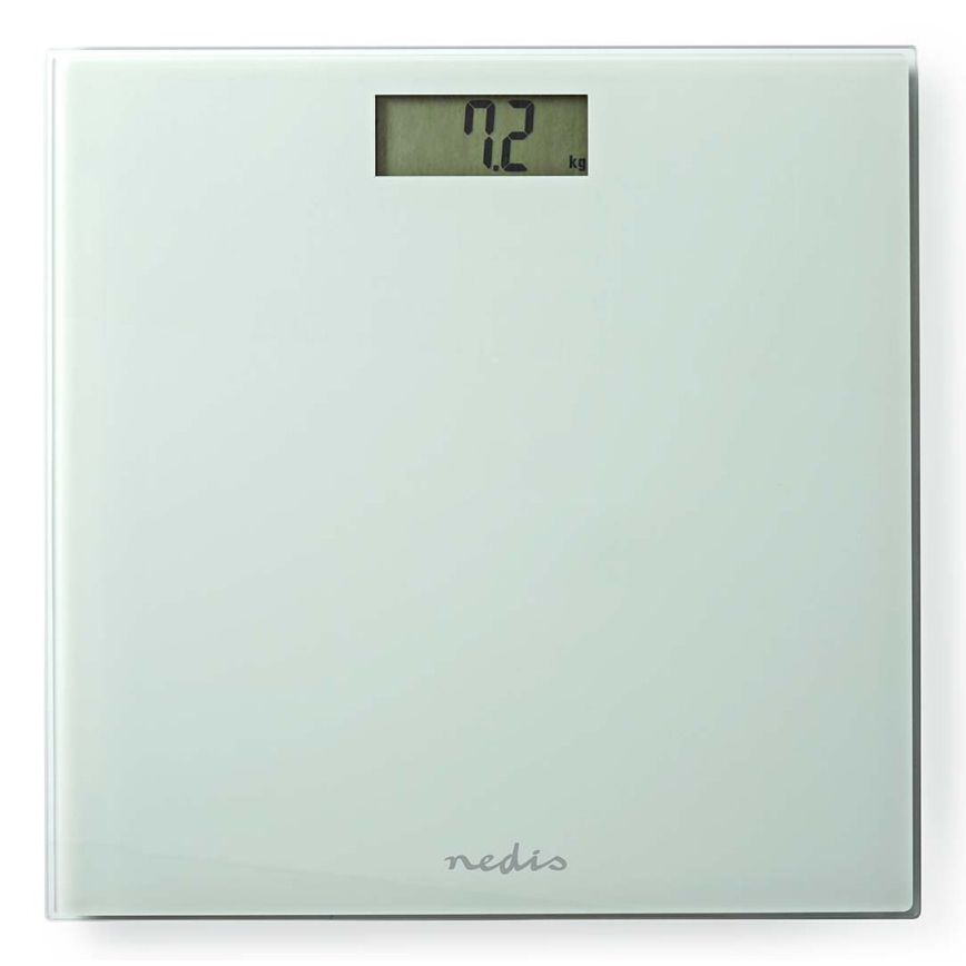 Цифровые напольные весы 1xCR2032 белые