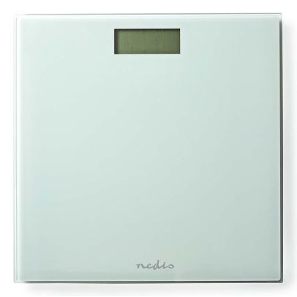 Цифровые напольные весы 1xCR2032 белые