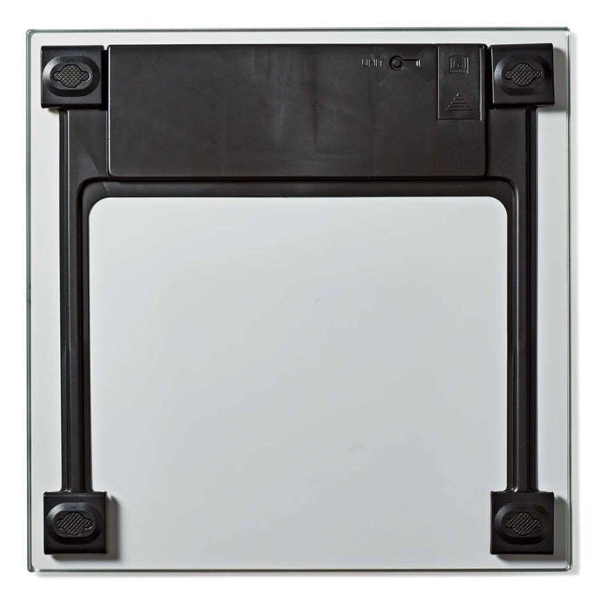 Цифровые напольные весы 1xCR2032 белые