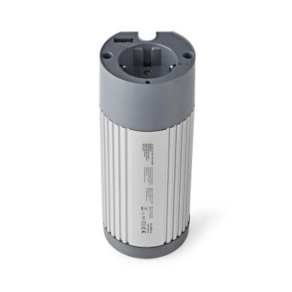 Інвертор (перетворювач напруги) мод. синус 100W/24/230V + USB