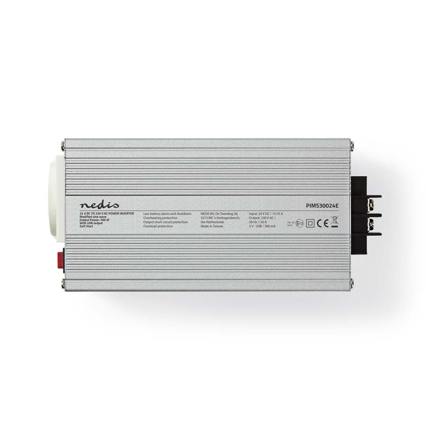 Інвертор (перетворювач напруги) мод. синус 300W/24/230V