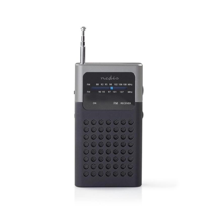 Кишенькове FM радіо 1,5W/2xAAA