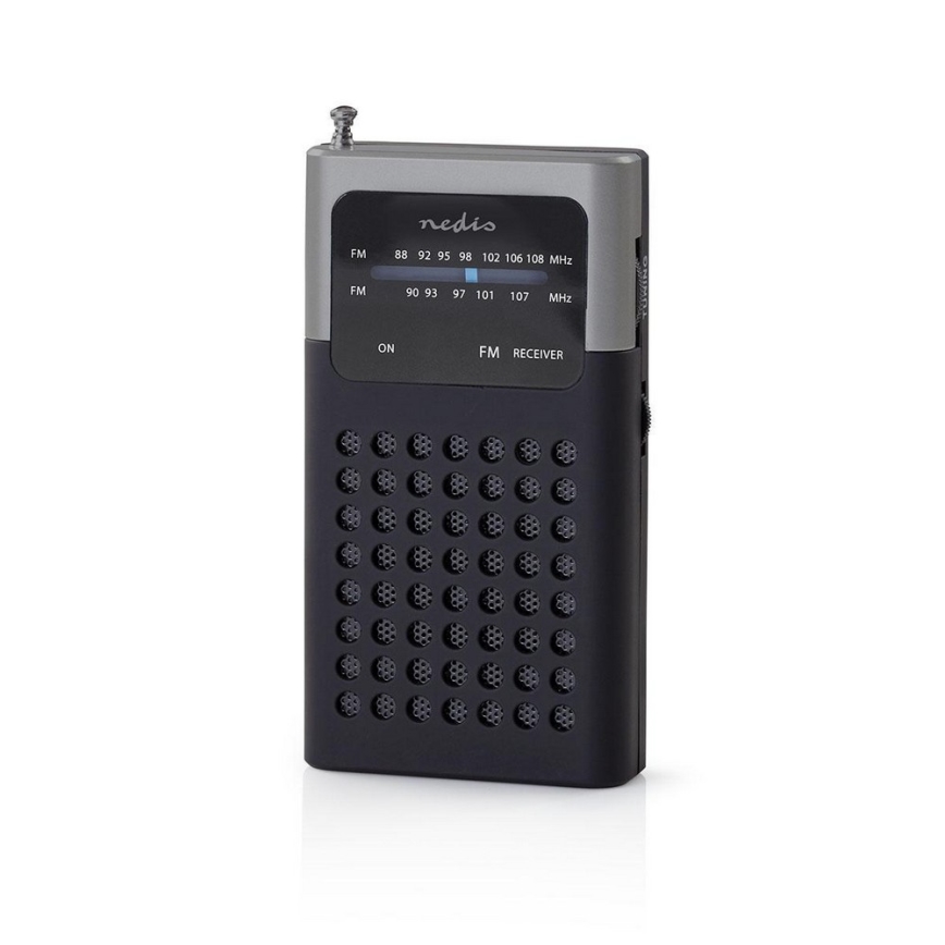 Кишенькове FM радіо 1,5W/2xAAA