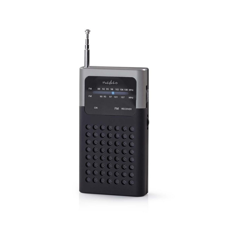 Кишенькове FM радіо 1,5W/2xAAA