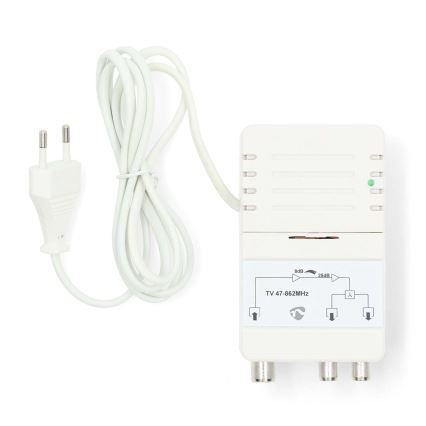 2-смуговий антенний підсилювач 230 В