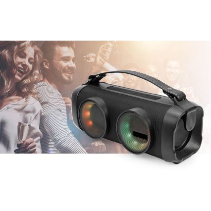Аккумуляторная колонка со светодиодной RGB-подсветкой 24W/3000 mAh IPX5