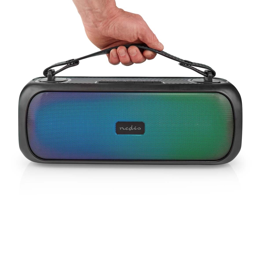 Акумуляторна колонка зі світлодіодним RGB-підсвічуванням 45W/3000 mAh IPX5