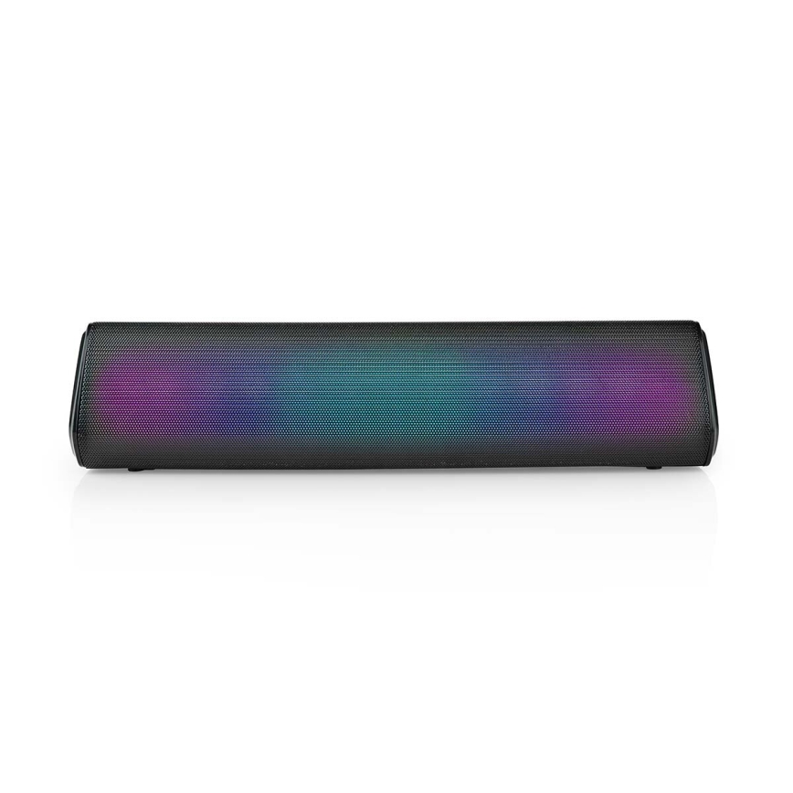 Акумуляторна колонка зі світлодіодним RGB-підсвічуванням 18W/1200 mAh
