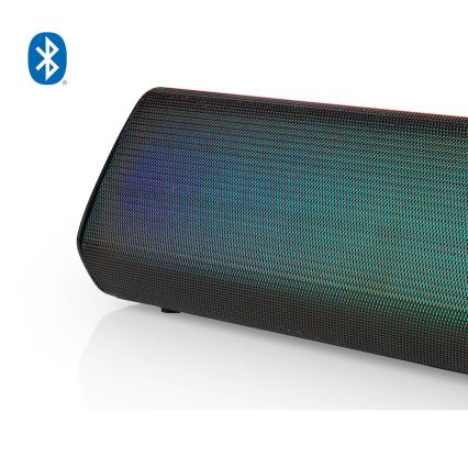Аккумуляторная колонка со светодиодной RGB-подсветкой 18W/1200 mAh