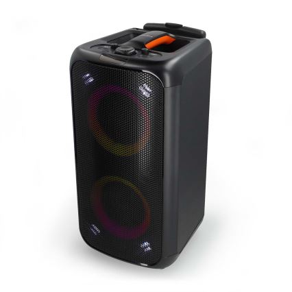 Акумуляторна колонка зі світлодіодним RGB-підсвічуванням 240W/4000 mAh + пульт дистанційного керування