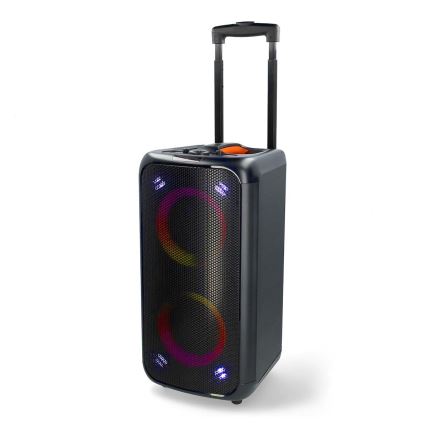 Акумуляторна колонка зі світлодіодним RGB-підсвічуванням 240W/4000 mAh + пульт дистанційного керування