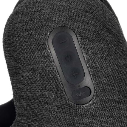 Дорожная подушка со встроенными беспроводными наушниками 400 mAh серый