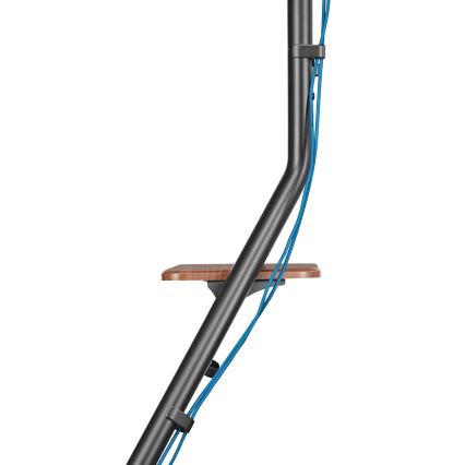 Напольная стойка для телевизоров 37-75 черный/коричневый