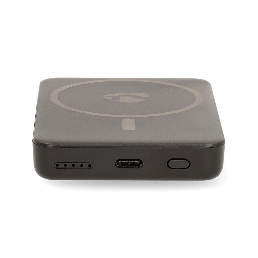 Повербанк 2в1 MagSafe 5000 mAh черный