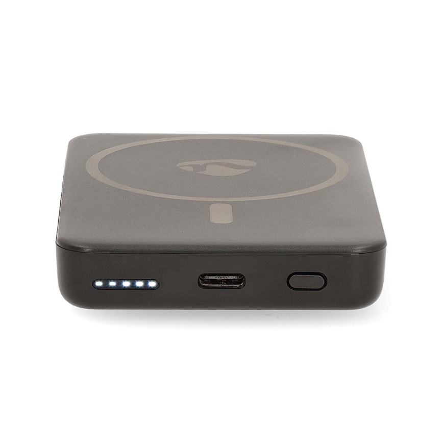 Повербанк 2в1 MagSafe 5000 mAh черный