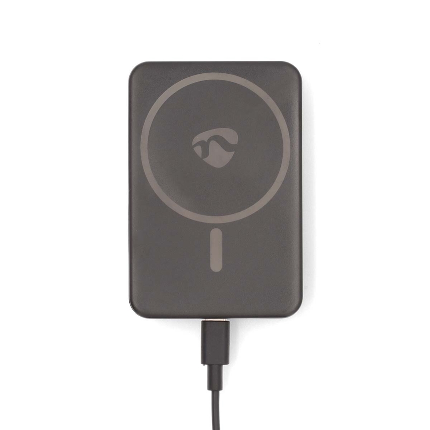 Повербанк 2в1 MagSafe 5000 mAh черный