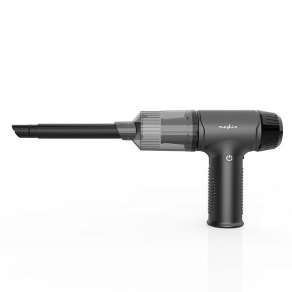 Аккумуляторный ручной пылесос 2в1 90W/6000 mAh серый/черный