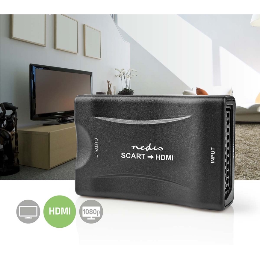 Конвертер HDMI SCART-HDMI