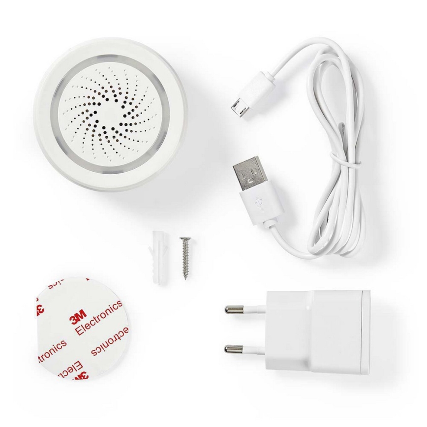 Wi-Fi Сирена сигнализации / звонок / 5V 8dB