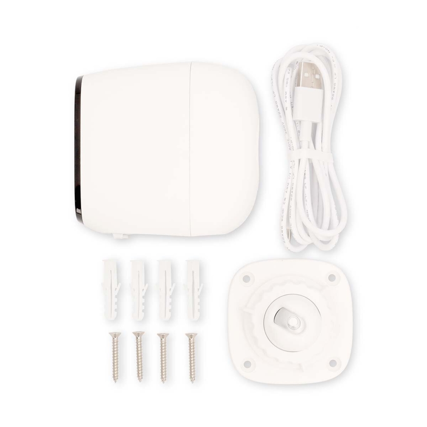 Умная уличная аккумуляторная камера с датчиком SmartLife 4MP Quad HD 1440p 5V/5200mAh Wi-Fi Tuya IP66