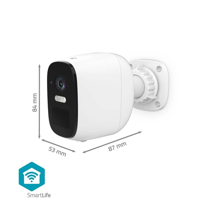 Умная уличная аккумуляторная камера с датчиком SmartLife 4MP Quad HD 1440p 5V/5200mAh Wi-Fi Tuya IP66
