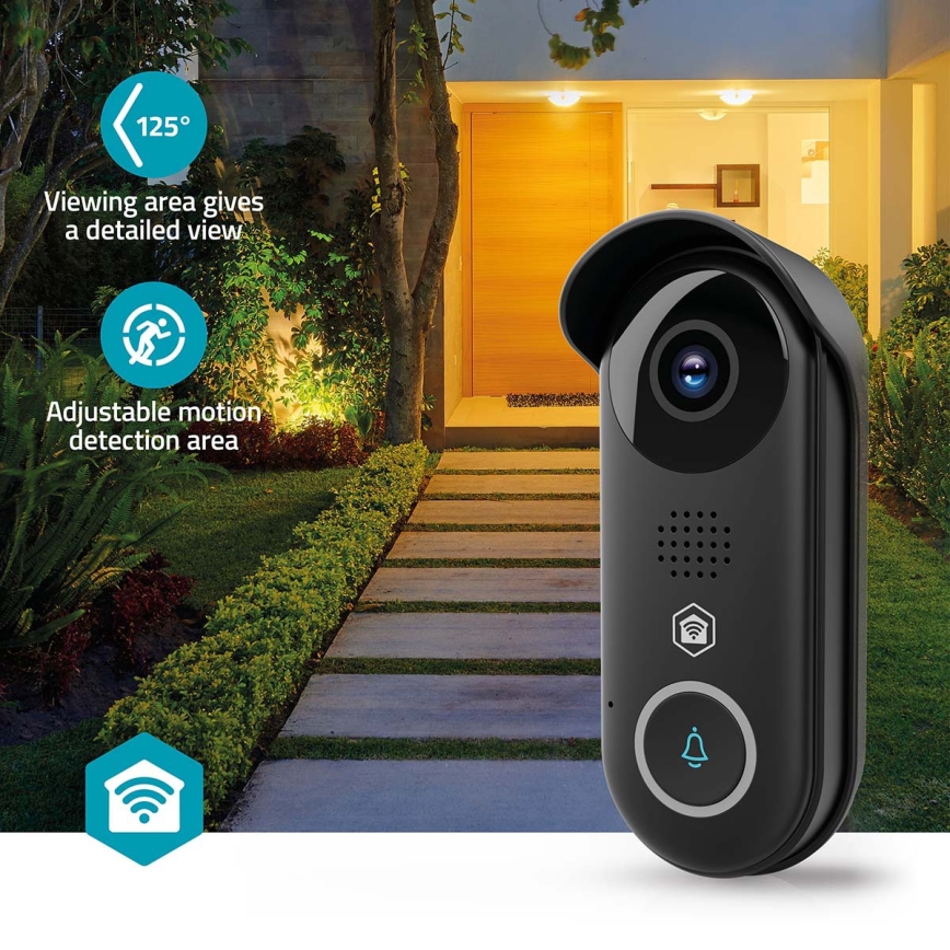 Розумний відеодзвінок із датчиком руху SmartLife 5V Full HD 1080p IP54 Wi-Fi Tuya