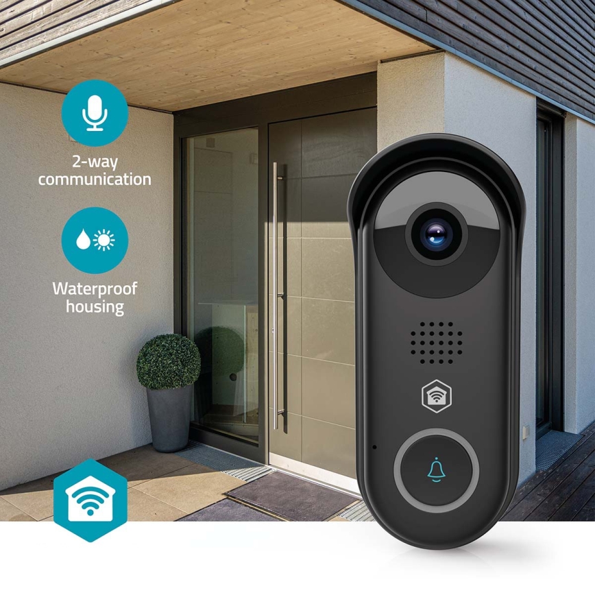 Умный видеозвонок с датчиком движения SmartLife 5 В Full HD 1080p IP54 Wi-Fi Tuya