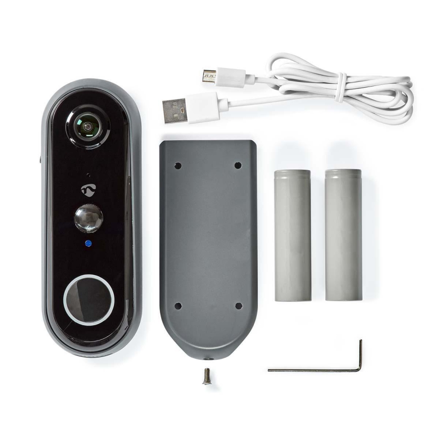 Відеодомофон з датчиком руху Full HD 1080p 5200 mAh Wi-Fi IP54