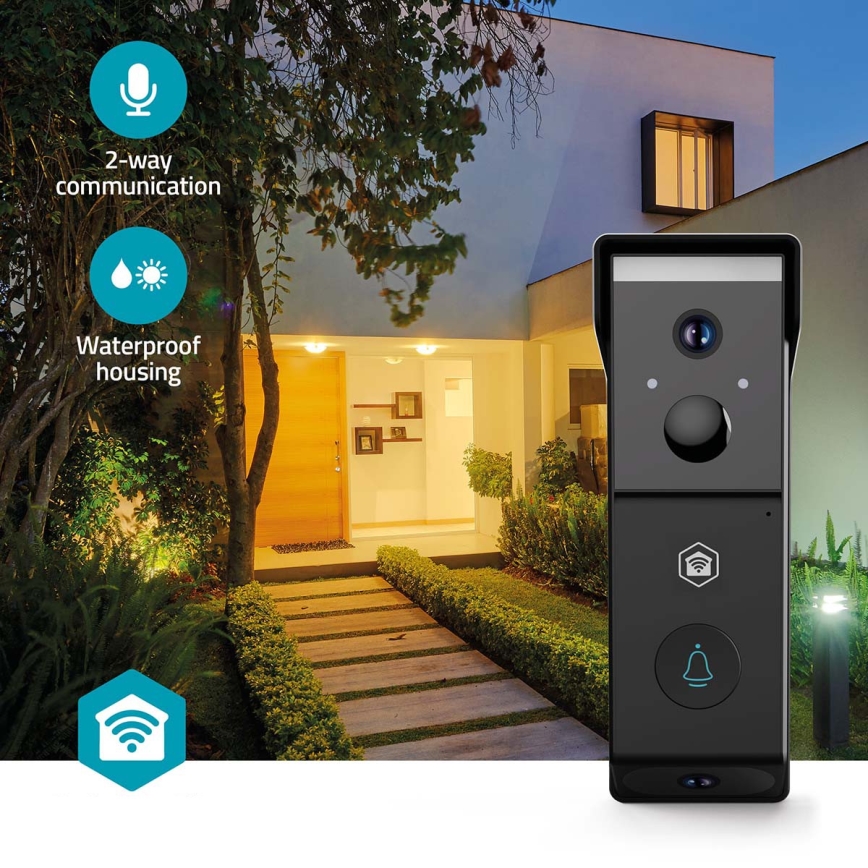 Відеодзвінок з датчиком руху SmartLife 4400 mAh 2x Full HD 1080p IP54 Wi-Fi Tuya