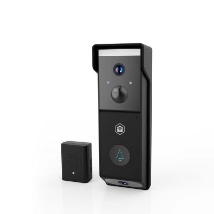 Видеозвонок SmartLife с датчиком движения, 4400 mAh, 2x Full HD 1080p, IP54, Wi-Fi, Tuya