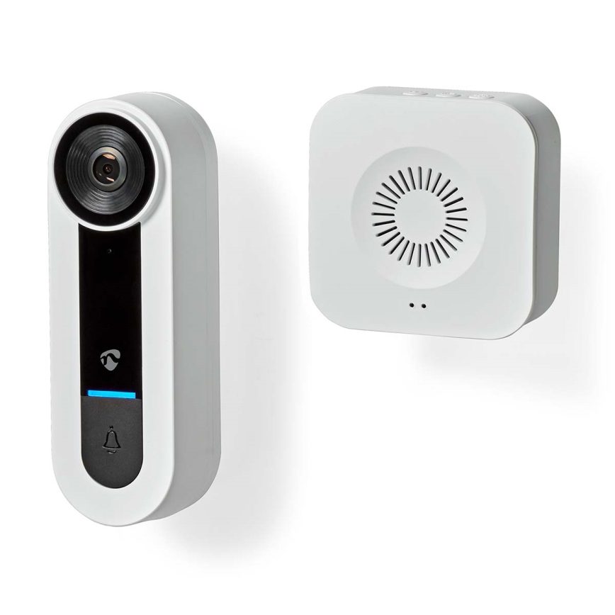 Беспроводной дверной видеозвонок с датчиком Full HD 1536p 3xAA Wi-Fi IP65