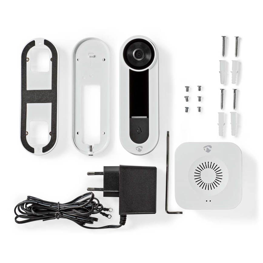 Беспроводной дверной видеозвонок с датчиком Full HD 1536p 3xAA Wi-Fi IP65