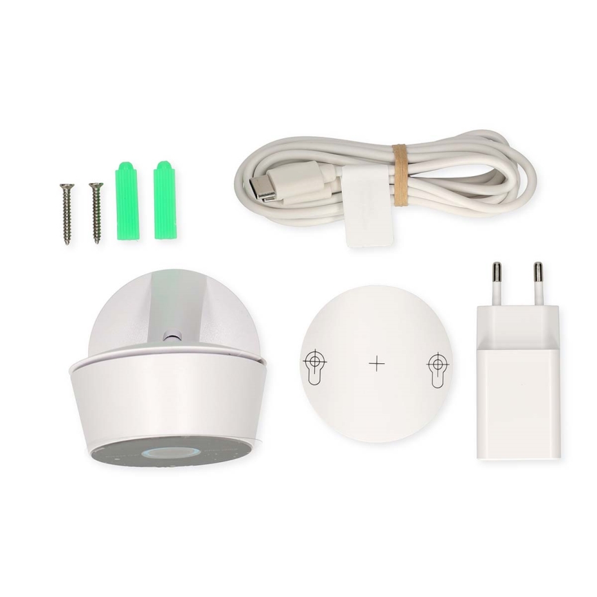 Умная камера Smartlife 5V 3 МП Full HD 1296p Wi-Fi Tuya