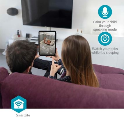 Розумна камера Smartlife 5V 3MP Full HD 1296p Wi-Fi