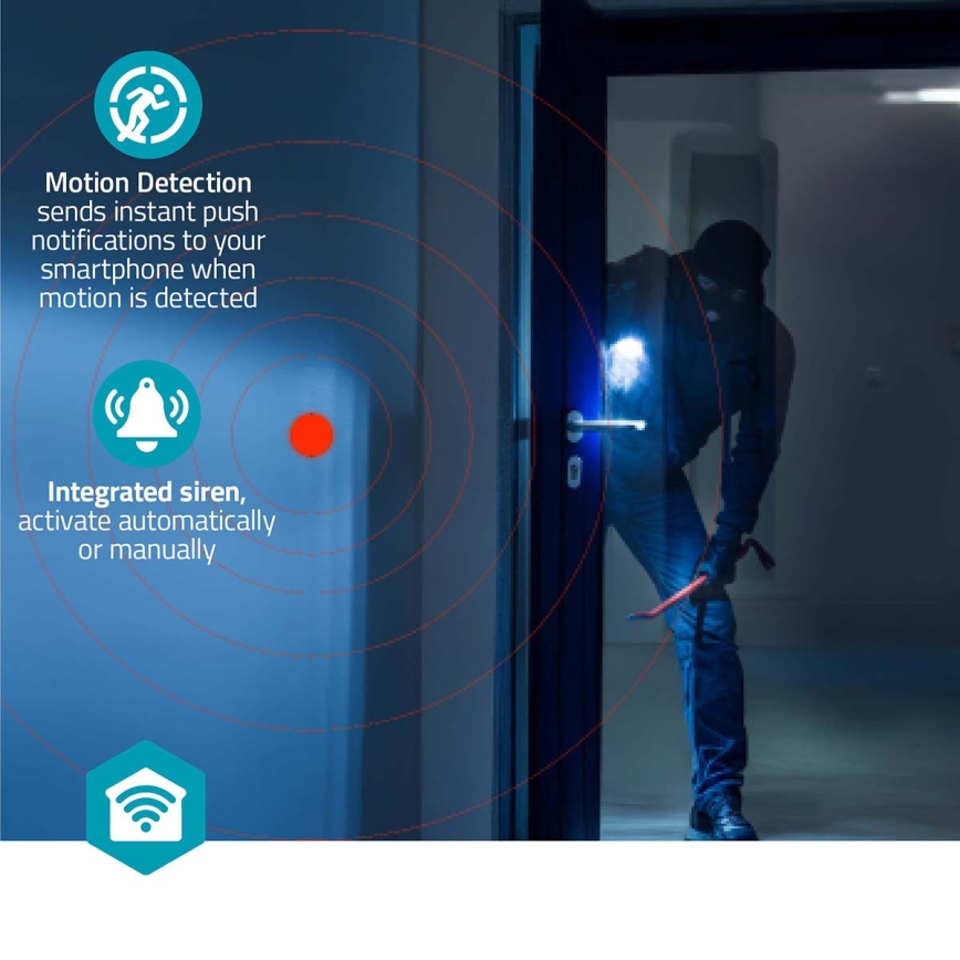 Розумна камера Smartlife 5V 3MP Full HD 1296p Wi‑Fi Tuya