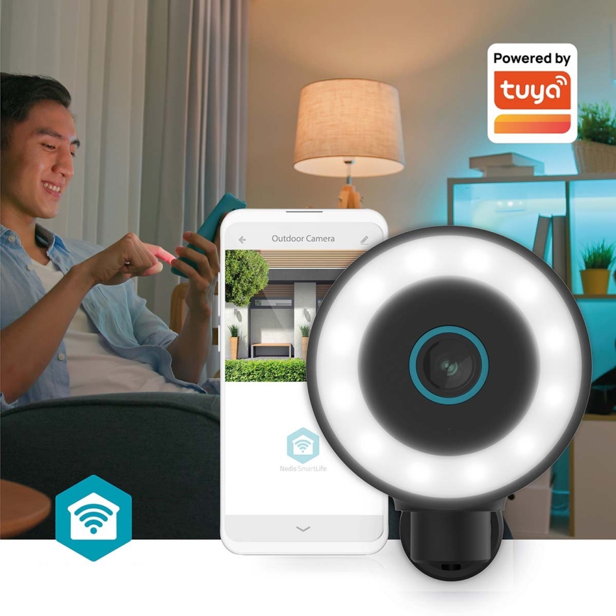 Розумна вулична камера SmartLife 5V 4K 8MP 3840x2160p IP65 Wi-Fi Tuya