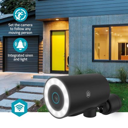 Умная уличная IP-камера SmartLife — 4K (8 МП, 3840×2160), питание 5 В, IP65, Wi‑Fi, поддержка Tuya