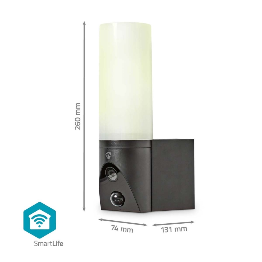 Розумна зовнішня камера SmartLife Full HD 1080p з LED підсвіткою Wi-Fi Tuya IP65