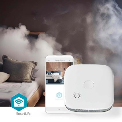 Детектор дыма SmartLife 3V/1xCR123A Wi-Fi Tuya