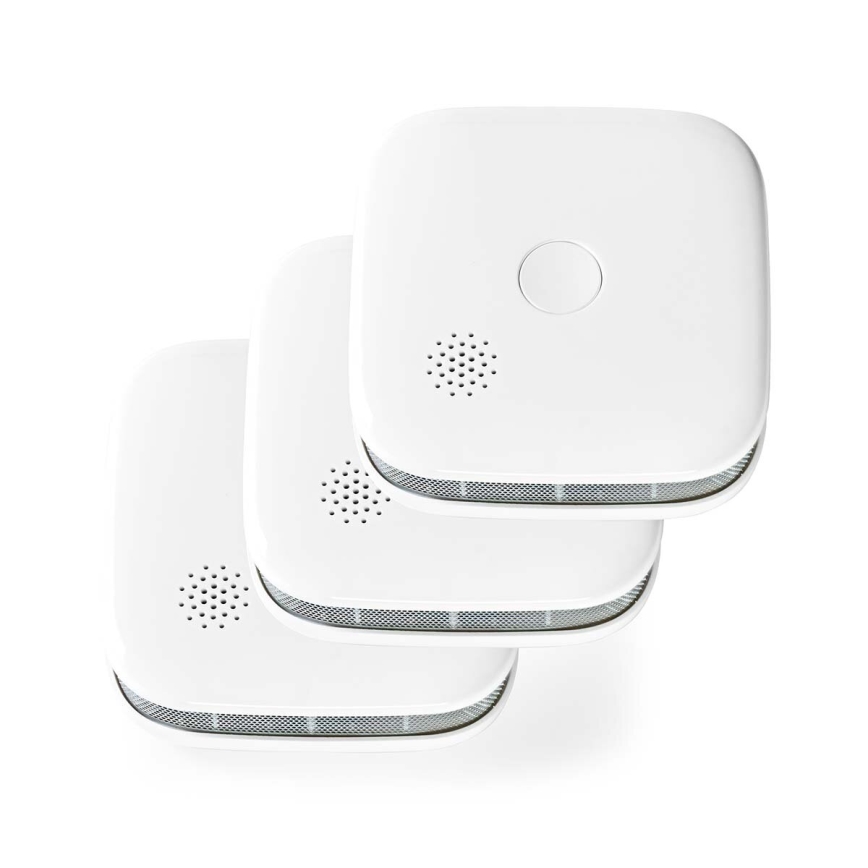 НАБІР 3x Детектор диму SmartLife 3V/1xCR123A Wi-Fi Tuya