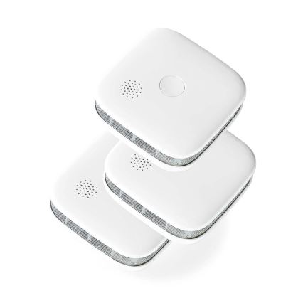 НАБІР 3x Детектор диму SmartLife 3V/1xCR123A Wi-Fi Tuya