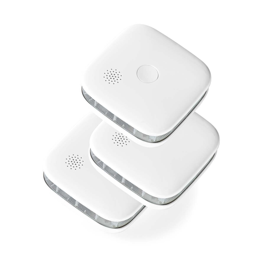 НАБІР 3x Детектор диму SmartLife 3V/1xCR123A Wi-Fi Tuya