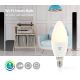 Nedis WIFILC11WTE14 - Светодиодная RGB-лампочка с регулированием яркости Smartlife E14/4,5W/230V Wi-Fi