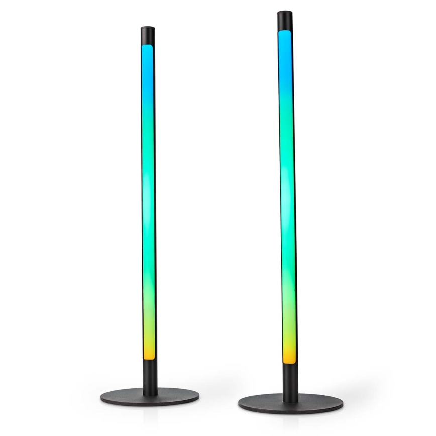 НАБІР 2x LED RGBIC Настільна лампа з регулюванням яскравості SmartLife LED/36W/230V 55 см 2700-6500K Wi-Fi Tuya + пульт дистанційного керування