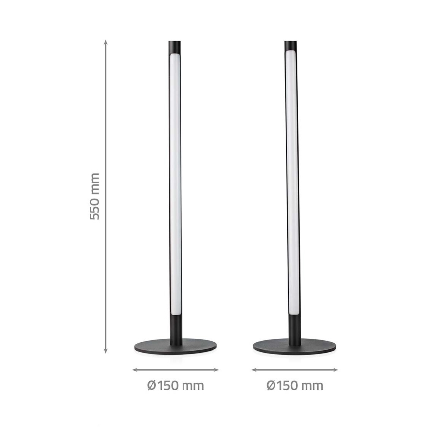 НАБІР 2x LED RGBIC Настільна лампа з регулюванням яскравості SmartLife LED/36W/230V 55 см 2700-6500K Wi-Fi Tuya + пульт дистанційного керування