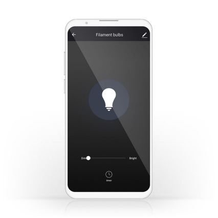 LED Смарт-лампа з регулятором яскравості G125 E27/5W/230V