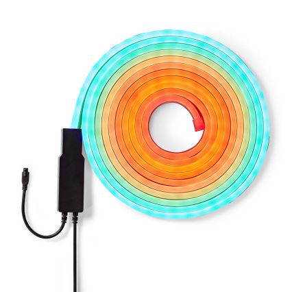 Светодиодная RGB лента для улицы с регулировкой яркости SmartLife 6 м LED/32 Вт/230 В Wi-Fi IP65 + пульт дистанционного управления
