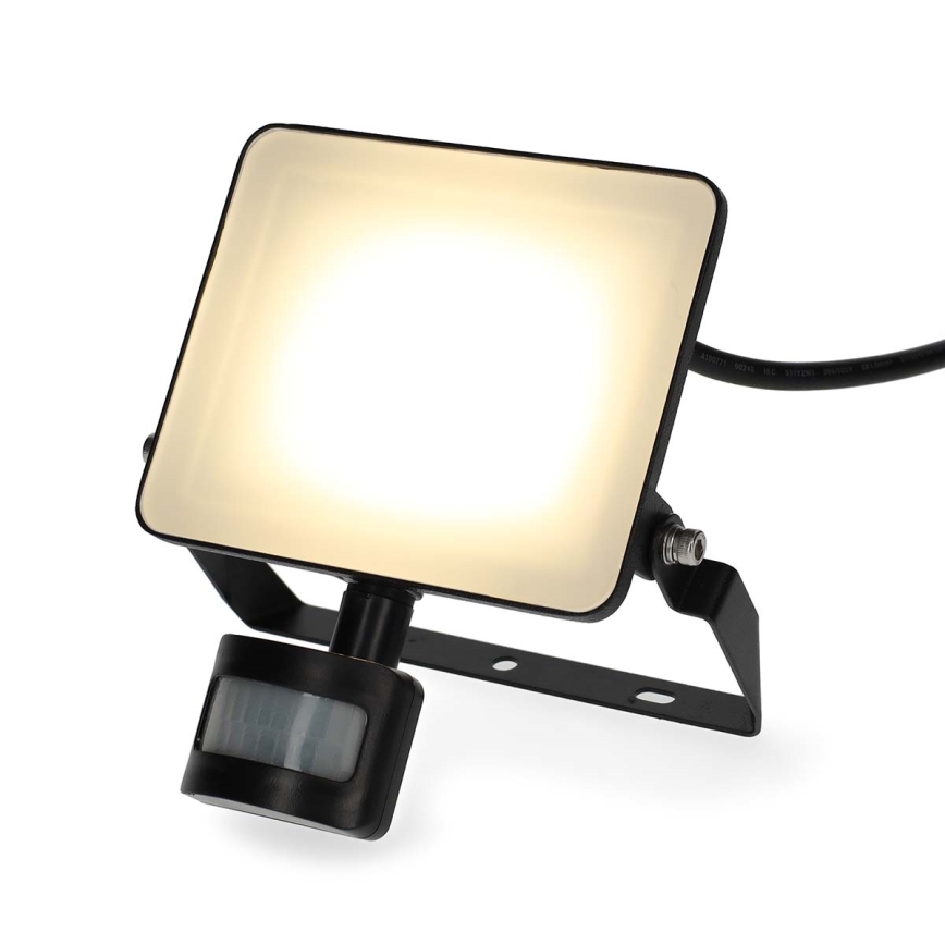 Диммируемый LED-прожектор с датчиком движения для розетки SmartLife LED/20W/230V 3000-6500K IP44 Wi-Fi